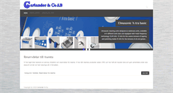 Desktop Screenshot of carlander.com