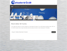 Tablet Screenshot of carlander.com